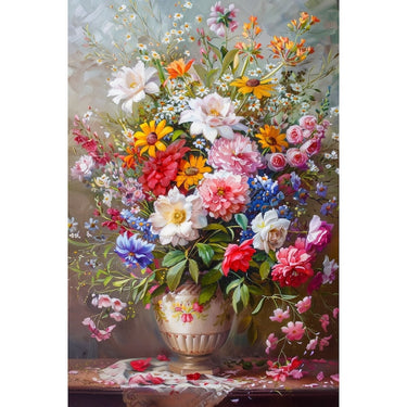 Beautiful Flower Vase Canvas